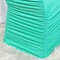 1 Piece Tiff Blue or Aqua Blue Rouge Chair Cover, Ruffled Spandex Fit for Banquet Chairs